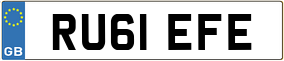 Truck License Plate